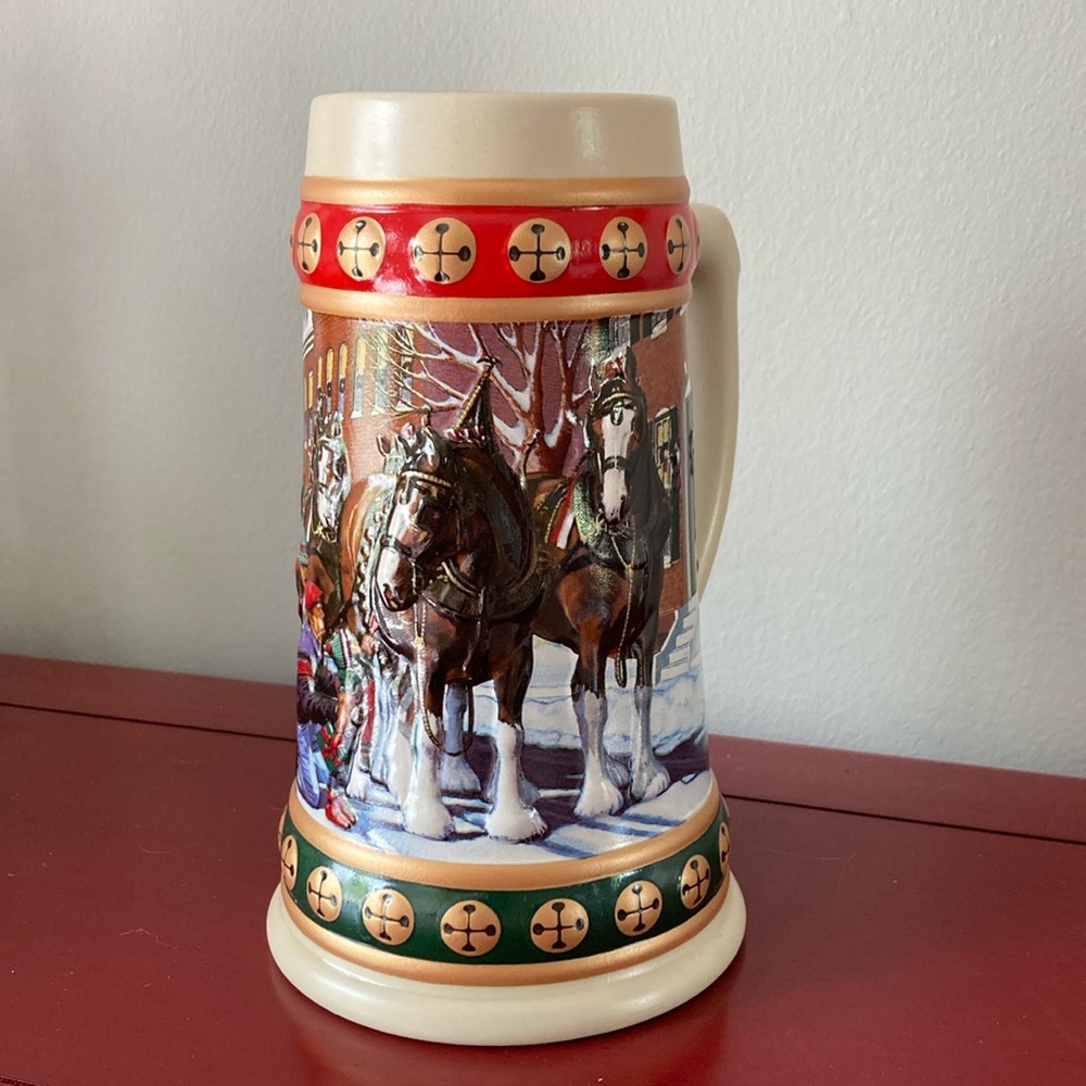 Vintage Budweiser 1994 Holiday Stein NIB
